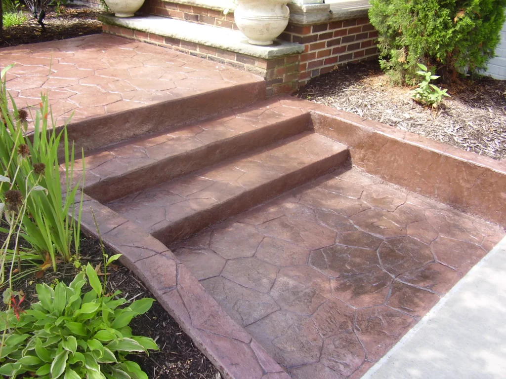 Red-stamped-steps-2